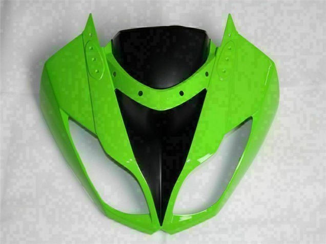 Kawasaki ZX6R 09-12 Motorrad Verkleidungen - Schwarz Grün 636 Kawasaki ZX6R 09-12 Motorrad Verkleidungen - Schwarz Grün 636