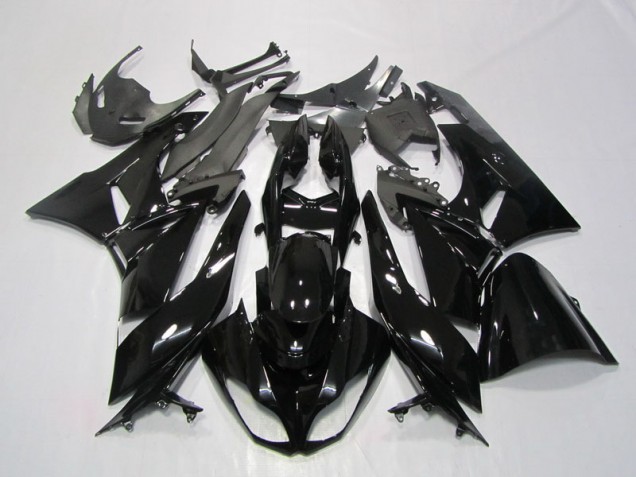 Kawasaki ZX6R 09-12 Motorrad Verkleidungen - Schwarz Kawasaki ZX6R 09-12 Motorrad Verkleidungen - Schwarz