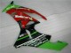 Kawasaki ZX6R 09-12 Motorrad Verkleidungen - Schwarz Rot Grün Motocard Kawasaki ZX6R 09-12 Motorrad Verkleidungen - Schwarz Rot Grün Motocard