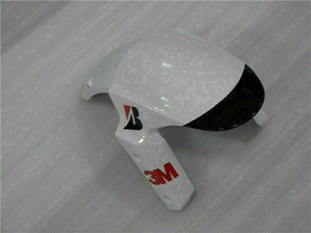 Kawasaki ZX6R 09-12 Motorrad Verkleidungen - Schwarz Weiß 3M Touch4 Kawasaki ZX6R 09-12 Motorrad Verkleidungen - Schwarz Weiß 3M Touch4