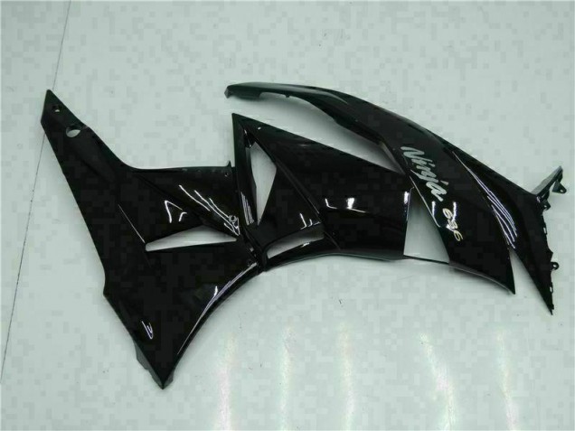 Kawasaki ZX6R 09-12 Motorrad Verkleidungen - Schwarz Weiß Ninja 636 Kawasaki ZX6R 09-12 Motorrad Verkleidungen - Schwarz Weiß Ninja 636