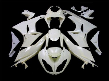 Kawasaki ZX6R 09-12 Motorrad Verkleidungen - Unbemalt