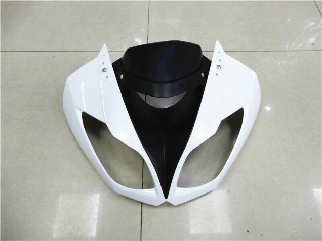 Kawasaki ZX6R 09-12 Motorrad Verkleidungen - Weiß