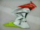 Kawasaki ZX6R 09-12 Motorrad Verkleidungen - Weiß Rot H. Energy