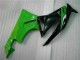 Kawasaki ZX6R 09-12 Motorrad Vollverkleidung - Schwarz Grün Kawasaki ZX6R 09-12 Motorrad Vollverkleidung - Schwarz Grün
