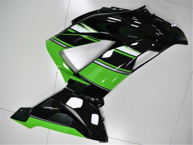 Kawasaki ZX6R 13-18 Motorrad Verkleidung - Grün Schwarz Kawasaki ZX6R 13-18 Motorrad Verkleidung - Grün Schwarz