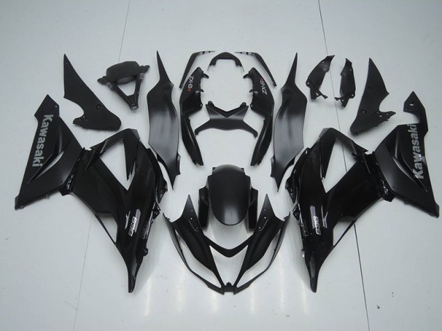 Kawasaki ZX6R 13-18 Motorrad Verkleidungen - Matt Schwarz Kawasaki ZX6R 13-18 Motorrad Verkleidungen - Matt Schwarz
