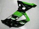 Kawasaki ZX6R 13-18 Motorrad Verkleidungen - Schwarz Grün Kawasaki ZX6R 13-18 Motorrad Verkleidungen - Schwarz Grün