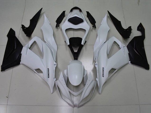 Kawasaki ZX6R 13-18 Motorrad Verkleidungen - Weiß Schwarz 636 Kawasaki ZX6R 13-18 Motorrad Verkleidungen - Weiß Schwarz 636