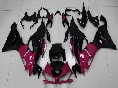 Kawasaki ZX6R 19-23 Motorrad Verkleidungen - Rosa Schwarz