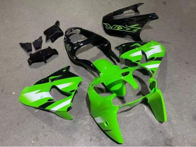 Kawasaki ZX9R 00-01 Motorrad Verkleidungen - Grün Glänzend Schwarz Kawasaki ZX9R 00-01 Motorrad Verkleidungen - Grün Glänzend Schwarz