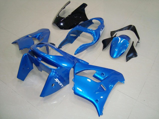 Kawasaki ZX9R 98-99 Motorrad Verkleidungen - Blau Schwarz Kawasaki ZX9R 98-99 Motorrad Verkleidungen - Blau Schwarz