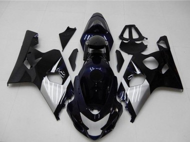 Großhandel Suzuki GSXR 600/750 Motorrad Verkleidung 2004-2005 - Glanzendes Schwarz Silber Blau