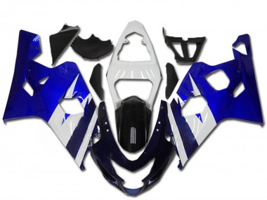 Großhandel Suzuki GSXR 600/750 Motorrad Verkleidung Kit 2004-2005 - Weiss Blau Schwarz
