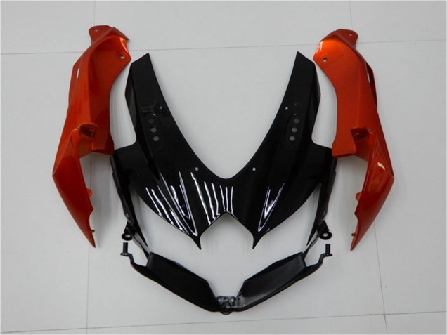 Großhandel Suzuki GSXR 600/750 Motorrad Verkleidung 2008-2010 - Orange Grau Glanzendes Schwarz