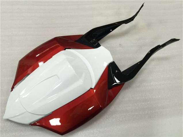 Großhandel Suzuki GSXR 600/750 Motorrad Verkleidung 2008-2010 - Weiss Rot Glanzendes Schwarz