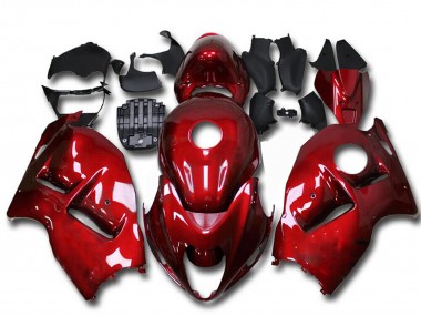 Großhandel Suzuki GSXR 1300 Hayabusa Motorrad Verkleidung 1996-2007 - Bonbon Rot
