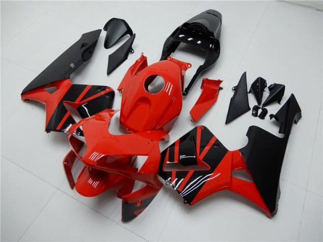 Großhandel Honda CBR600RR Motorrad Verkleidung 2003-2004 - Rot Glanzendes Schwarz OEM Stil