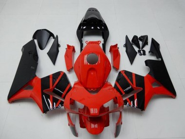 Großhandel Honda CBR600RR Motorrad Verkleidung 2003-2004 - Rot Glanzendes Schwarz OEM Stil