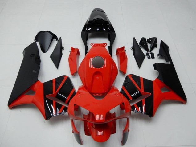Großhandel Honda CBR600RR Motorrad Verkleidung 2003-2004 - Rot Glanzendes Schwarz OEM Stil