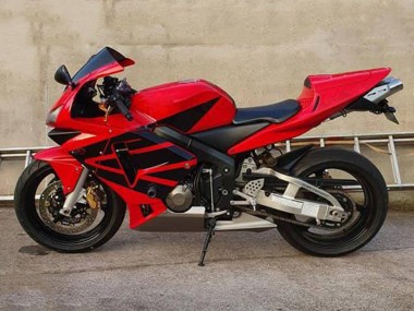 Großhandel Honda CBR600 F2 Motorrad Verkleidung 1991-1994 - Rot Matt Schwarz