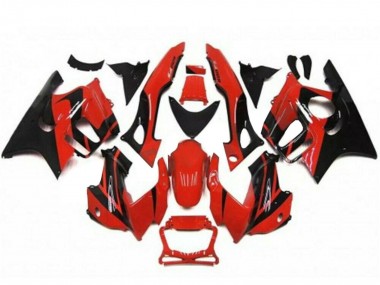 Großhandel Honda CBR600 F3 Motorrad Verkleidung Kit 1995-1996 - Rot Glanzendes Schwarz