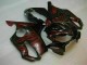 Großhandel Honda CBR600 F4i Motorrad Verkleidung 2004-2007 - Glanzendes Schwarz Rot Flamme