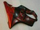 Großhandel Honda CBR600 F4i Motorrad Verkleidung 2004-2007 - Glanzendes Schwarz Rot Flamme