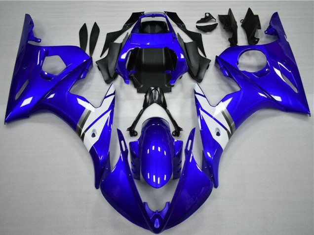 Großhandel Yamaha YZF R6 Motorrad Verkleidung 2003-2004 - Blau Weiss