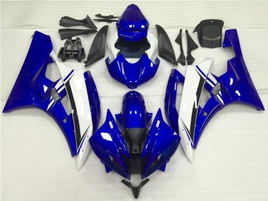 Großhandel Yamaha YZF R6 Motorrad Verkleidung 2006-2007 - Blau Weiss Schwarz