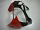 Großhandel Kawasaki ZX6R Motorrad Verkleidung 2000-2002 - Weiss Rot Glanzendes Schwarz