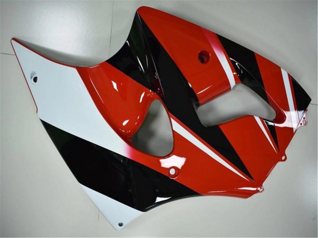 Großhandel Kawasaki ZX6R Motorrad Verkleidung 2000-2002 - Weiss Rot Glanzendes Schwarz