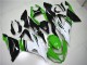 Großhandel Kawasaki ZX6R Motorrad Verkleidung 2013-2018 - Grun Weiss Glanzendes Schwarz