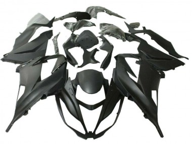 Großhandel Kawasaki ZX6R Motorrad Verkleidung Kit 2013-2018 - Matt Schwarz