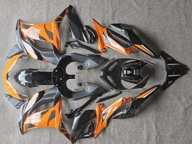 Großhandel Kawasaki EX650 Motorrad Verkleidung 2017-2019 - Orange Schwarz