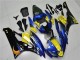 Großhandel Yamaha YZF R6 Motorrad Verkleidung 2006-2007 - Blau Gelb Glanzendes Schwarz Hai