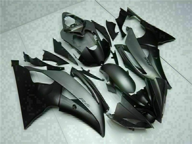 Großhandel Yamaha YZF R6 Motorrad Verkleidung 2008-2016 - Grau Matt Schwarz