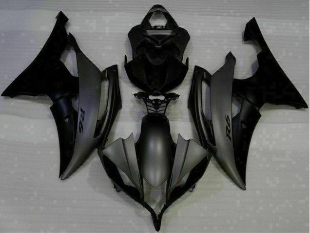 Großhandel Yamaha YZF R6 Motorrad Verkleidung 2008-2016 - Matt Schwarz