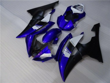 Großhandel Yamaha YZF R6 Motorrad Verkleidung 2008-2016 - Weiss Blau Matt Schwarz