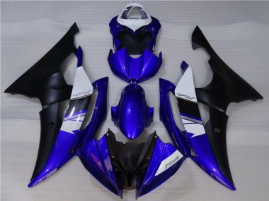 Großhandel Yamaha YZF R6 Motorrad Verkleidung 2008-2016 - Weiss Blau Matt Schwarz