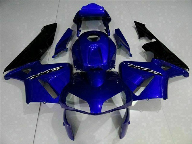 Großhandel Honda CBR600RR Motorrad Verkleidung Kit 2003-2004 - Blau Glanzendes Schwarz
