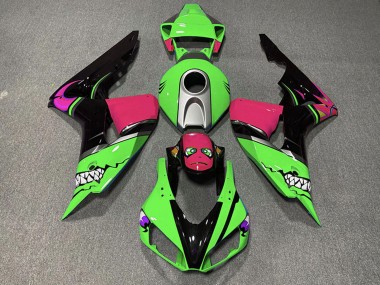 Großhandel Honda CBR1000RR Motorrad Verkleidung 2006-2007 - Grun Silber Rosa Glanzendes Schwarz Hai