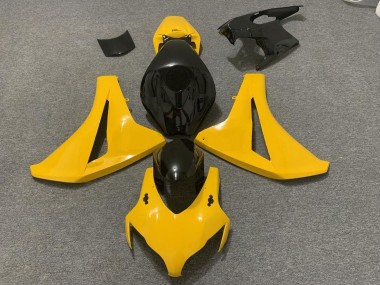 Großhandel Honda CBR1000RR Motorrad Verkleidung 2008-2011 - Gelb Glanzendes Schwarz