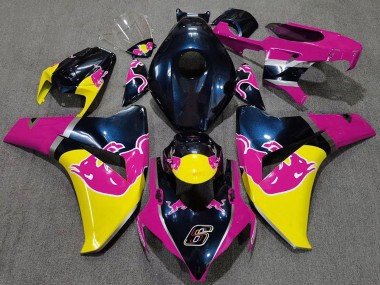 Großhandel Honda CBR1000RR Motorrad Verkleidung 2008-2011 - Dunkel Blau Rosa Gelb Red Bull