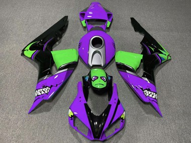 Großhandel Honda CBR1000RR Motorrad Verkleidung 2006-2007 - Lila Silber Grun Glanzendes Schwarz Hai