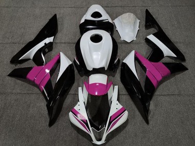 Großhandel Honda CBR600RR Motorrad Verkleidung 2007-2008 - Weiss Rosa Glanzendes Schwarz