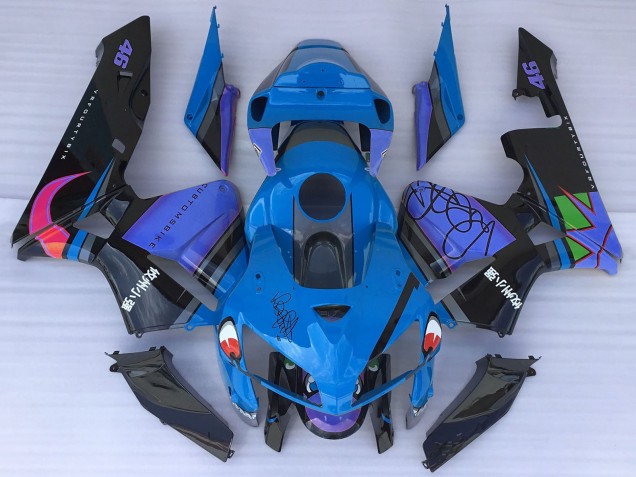 Großhandel Honda CBR600RR Motorrad Verkleidung 2005-2006 - Blau Hai