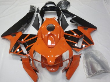 Großhandel Honda CBR600RR Motorrad Verkleidung 2003-2004 - Orange Glanzendes Schwarz OEM Stil
