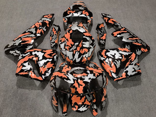 Großhandel Honda CBR600RR Motorrad Verkleidung 2005-2006 - Camouflage Hellorange