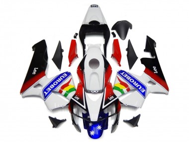 Großhandel Honda CBR600RR Motorrad Verkleidung 2003-2004 - Weiss Rot Blau Glanzendes Schwarz EuroBet